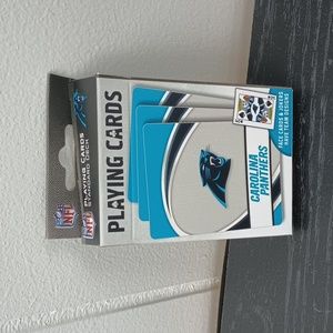 NWT CAROLINA PANTHERS PLAYING CARDS STANDARD DECK
